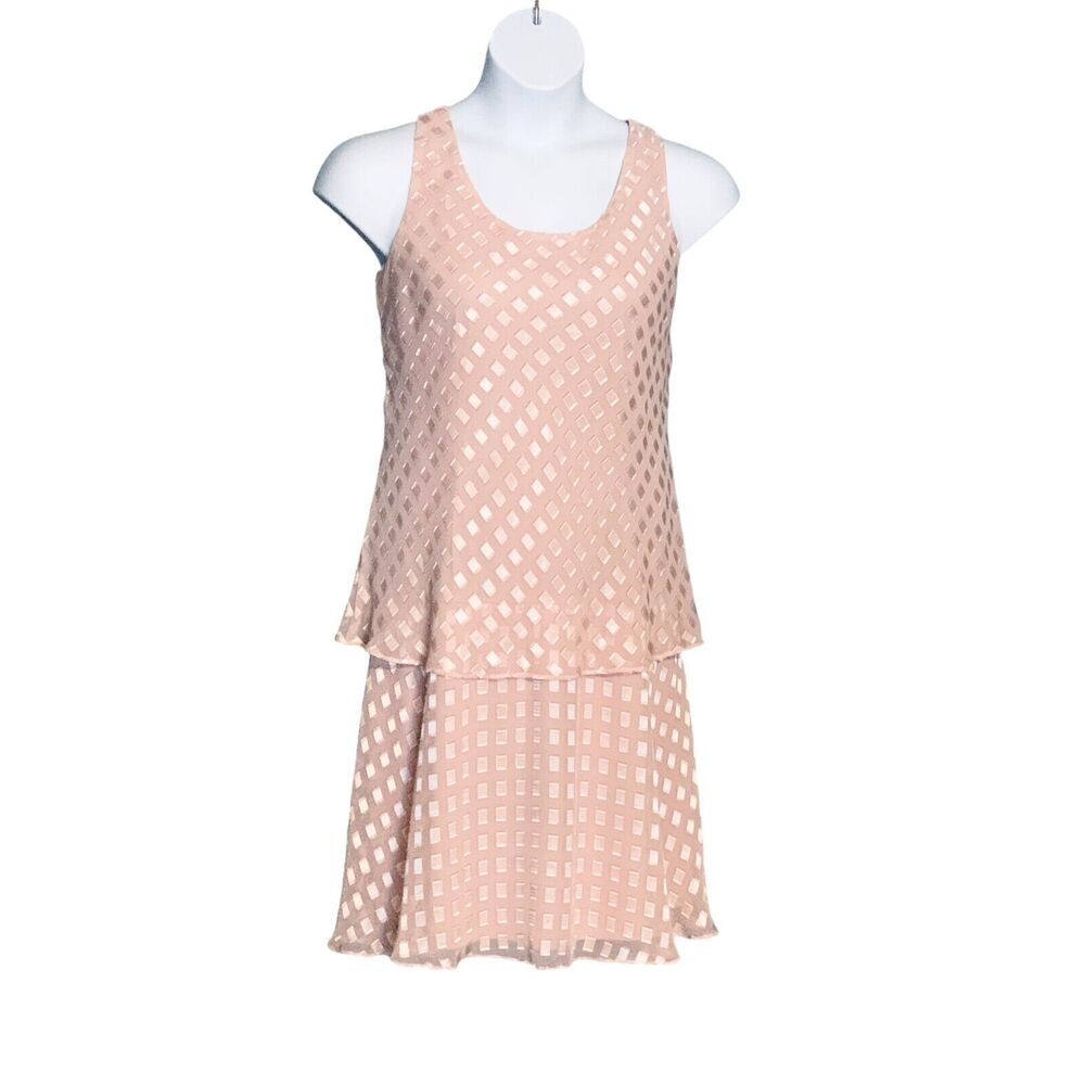 Patra Evening Dress w/Jacket Sz 14P Pink Chiffon - Picture 3 of 14